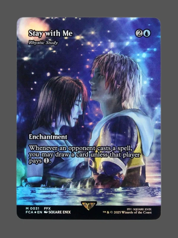 Stay with Me Foil MTG proxy card from Final Fantasy: Through the Ages #31