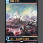 Steam Vents Holo MTG proxy card from Star Trek #398