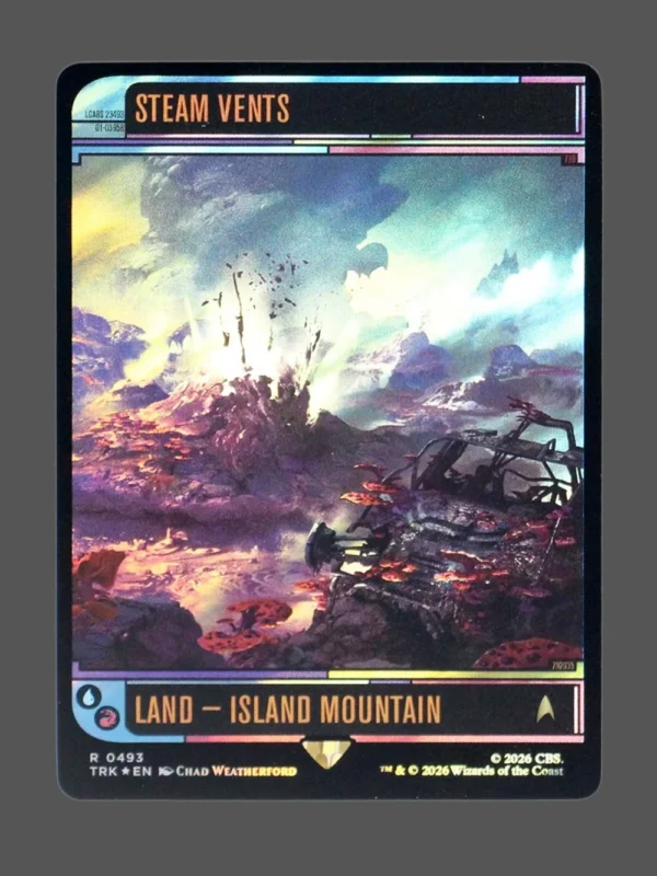 Steam Vents Surge Foil MTG proxy card from Star Trek #493