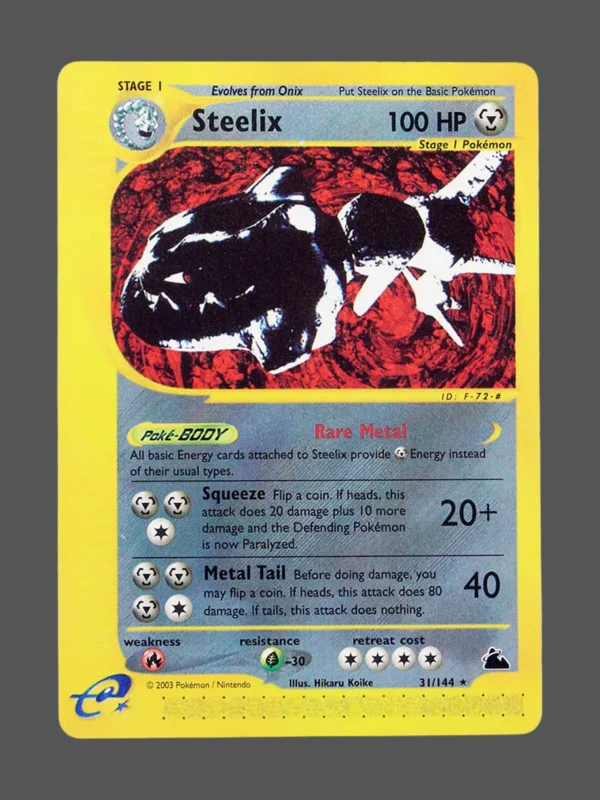 Steelix Regular Pokemon proxy card from Skyridge #31