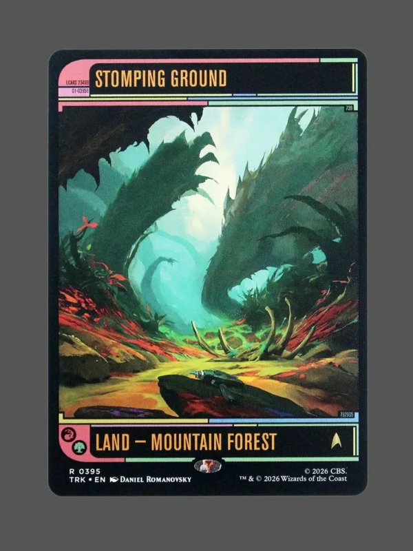 Stomping Ground Holo MTG proxy card from Star Trek #395