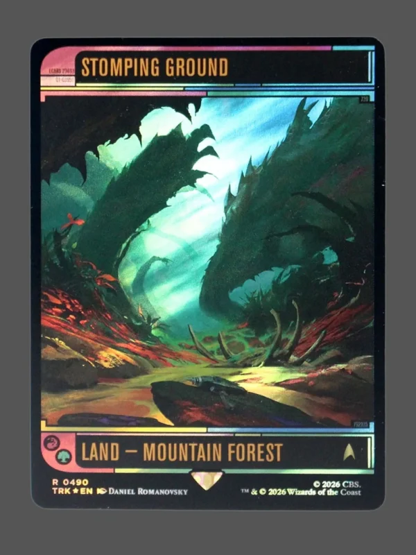 Stomping Ground Surge Foil MTG proxy card from Star Trek #490