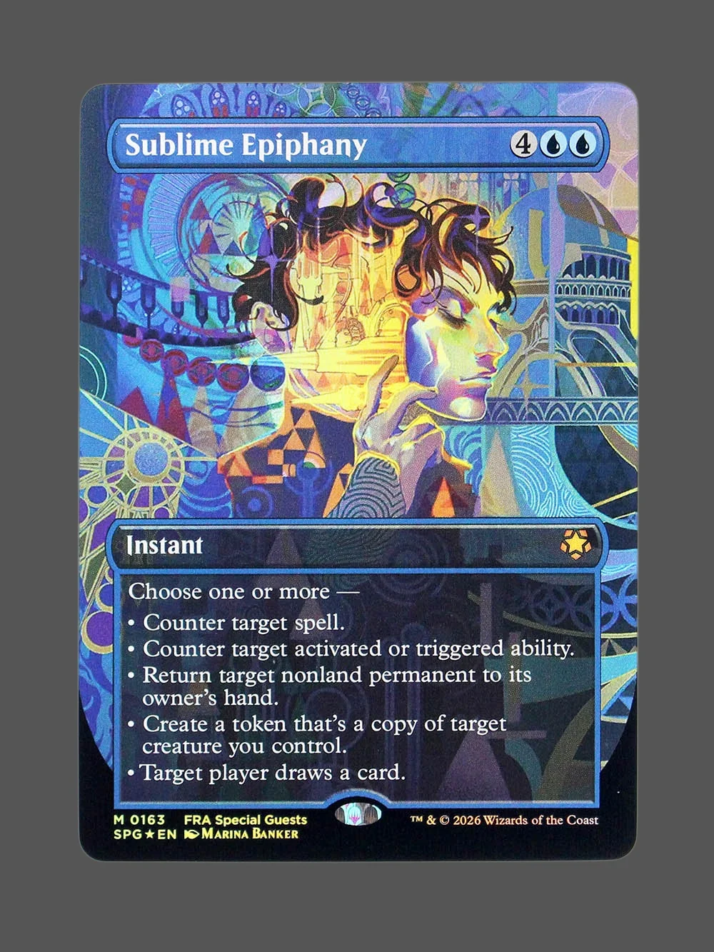 sublime-epiphany-163-foil.webp Sublime Epiphany Foil MTG proxy card from Special Guests #163