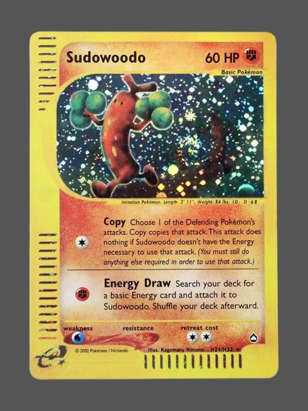 Sudowoodo Regular Pokemon proxy card from Aquapolis #H24