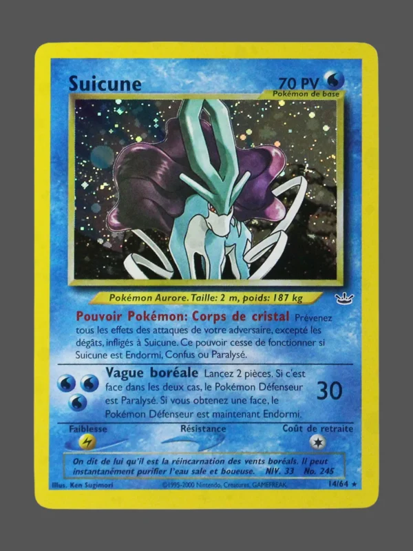 Suicune Galaxy Foil Pokemon proxy card from Foil Galaxy FR #14
