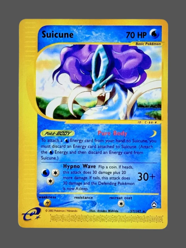 Suicune Regular Pokemon proxy card from Aquapolis #H25