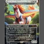 Swift Wind, Steed of She-Ra Holo MTG proxy card from Secret Lair Drop #2780