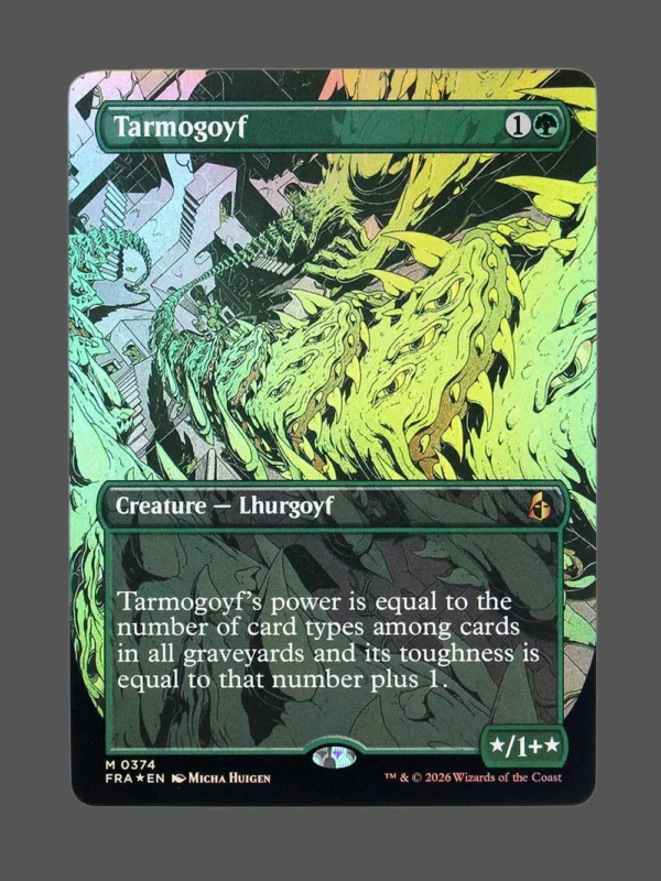 Tarmogoyf Foil MTG proxy card from Reality Fracture #374