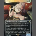 Tataru Taru Chocobotrack Foil MTG proxy card from Final Fantasy Commander #466