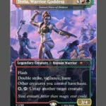 Teela, Warrior Goddess Holo MTG proxy card from Secret Lair Drop #2788