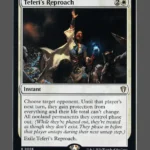 Teferi's Reproach Holo MTG proxy card from Reality Fracture Commander #6