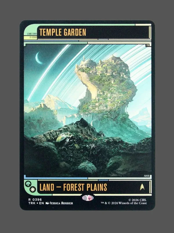 Temple Garden Holo MTG proxy card from Star Trek #396