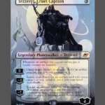 Tezzeret, Cruel Captain Foil MTG proxy card from Edge of Eternities #287