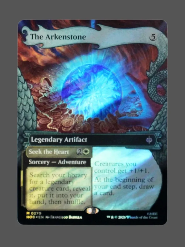 The Arkenstone Surge Foil MTG proxy card from The Hobbit #270