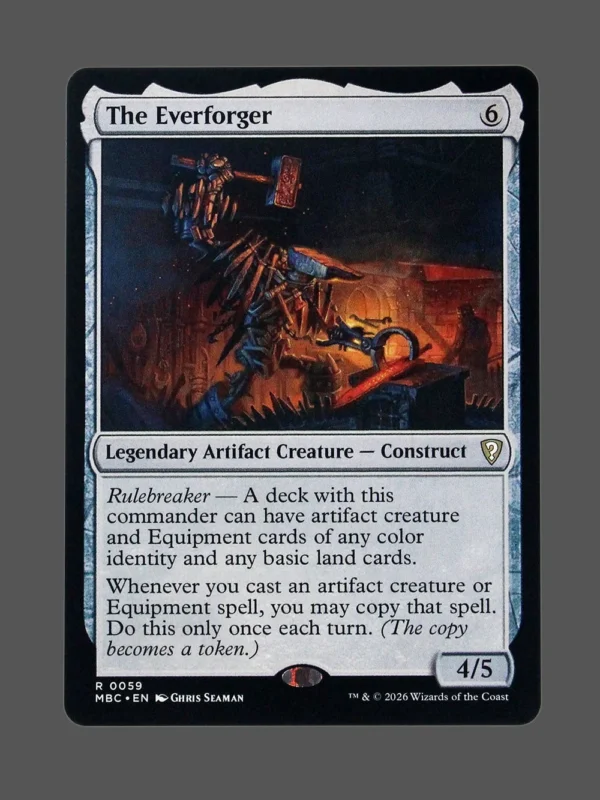 The Everforger Foil MTG proxy card from Mystery Booster Commander Edition #59