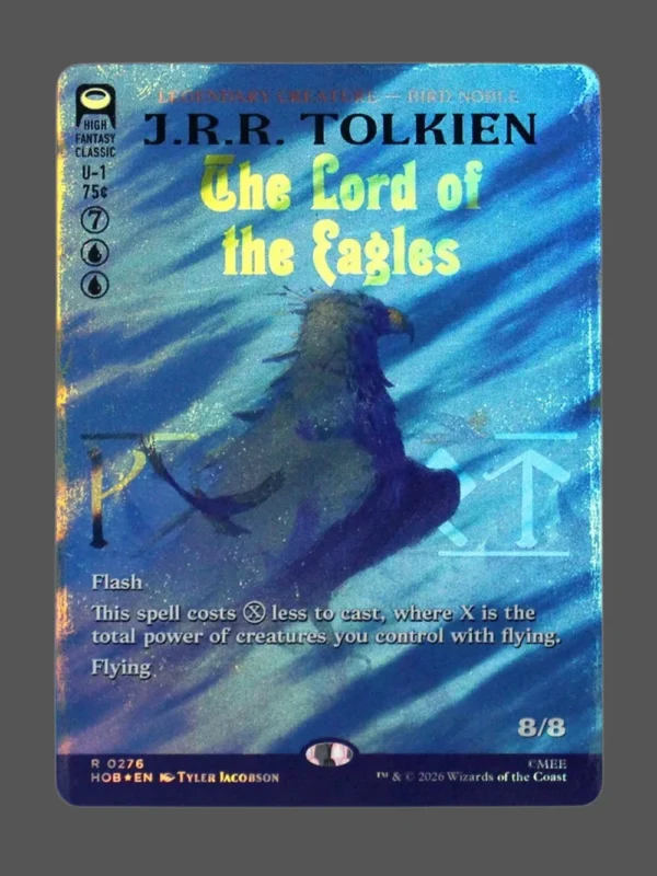 The Lord of the Eagles Surge Foil MTG proxy card from The Hobbit #276