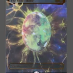 The Mind Stone Golden Foil MTG proxy card from Marvel Super Heroes #385
