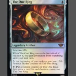 The One Ring Foil MTG proxy card from The Lord of the Rings: Tales of Middle-earth #246