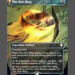 The One Ring Surge Foil MTG proxy card from The Hobbit Eternal #84