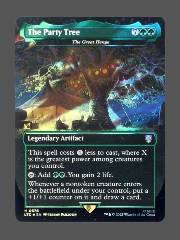 The Party Tree Surge Foil MTG proxy card from Tales of Middle-earth Commander #378