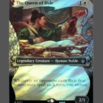 The Queen of Dale Surge Foil MTG proxy card from The Hobbit #253