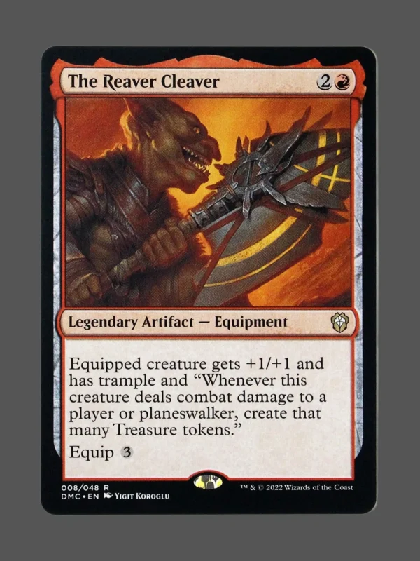 The Reaver Cleaver Holo MTG proxy card from Dominaria United Commander #8