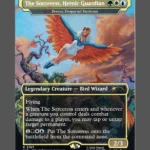 The Sorceress, Heroic Guardian Holo MTG proxy card from Secret Lair Drop #2787
