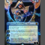 The Theorist, Jace Beleren Foil MTG proxy card from Reality Fracture #363