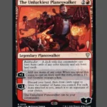 The Unluckiest Planeswalker Holo MTG proxy card from Mystery Booster Commander Edition #26