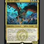 The Ur-Sphinx Holo MTG proxy card from Reality Fracture Commander #12