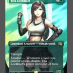 Tifa Lockhart Surge Foil MTG proxy card from Final Fantasy #536