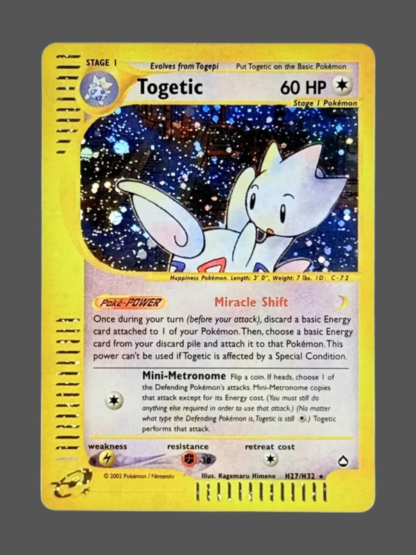 Togetic Regular Pokemon proxy card from Aquapolis #H27