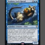 Tolabow, Loch Rascal Foil MTG proxy card from Mystery Booster Commander Edition #12