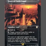 Tower of Cirith Ungol Holo MTG proxy card from Tales of Middle-earth Commander #519