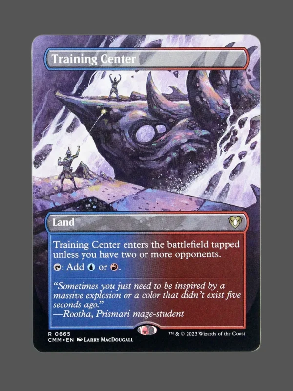 Training Center Holo MTG proxy card from Commander Masters #665