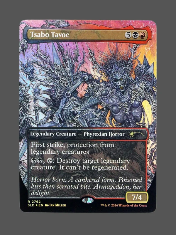 Tsabo Tavoc Foil MTG proxy card from Secret Lair Drop #2762