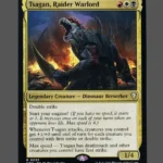 Tsagan, Raider Warlord Foil MTG proxy card from Mystery Booster Commander Edition #53