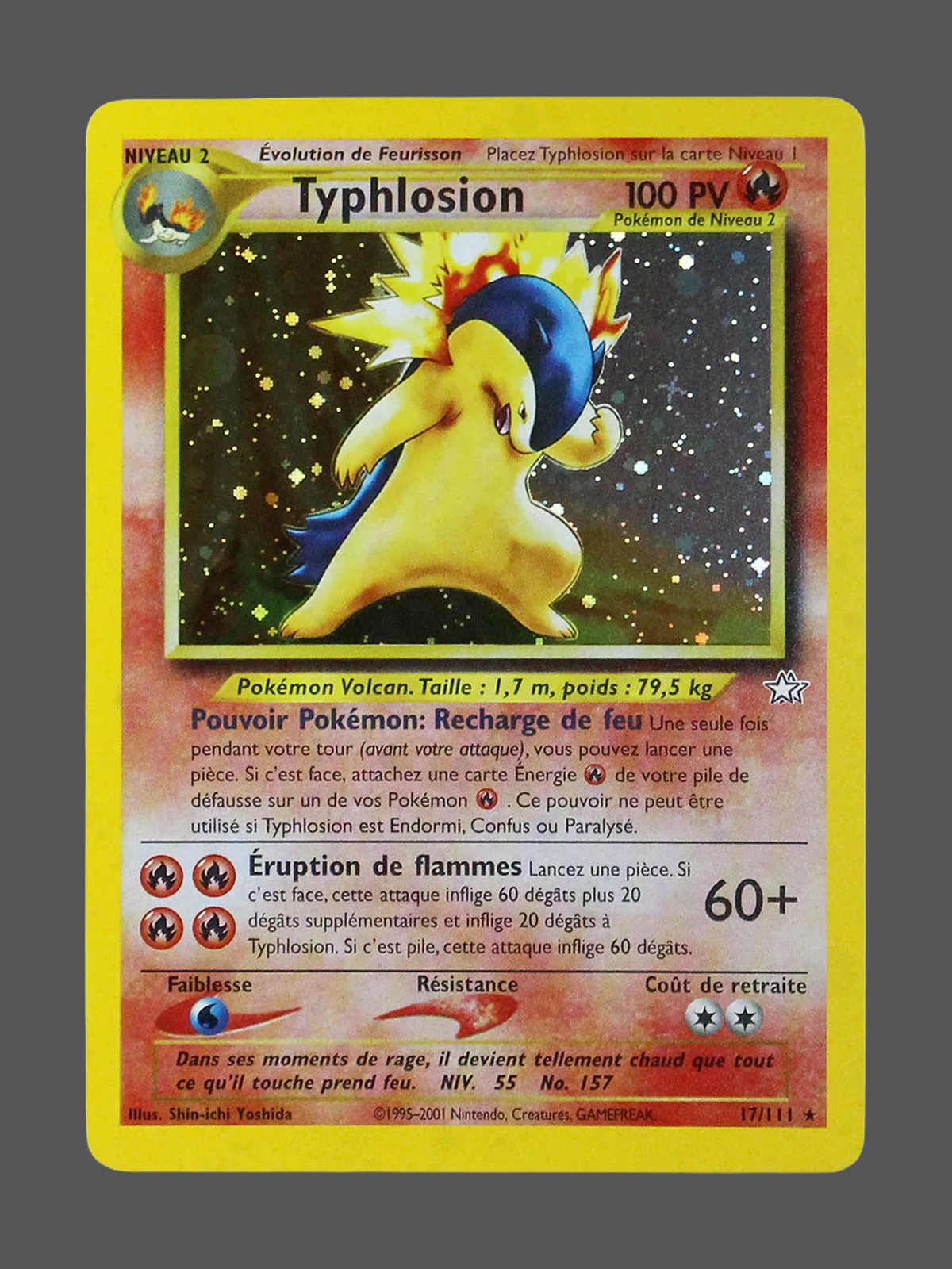 typhlosion-17-fgfr-fr-gf.webp Typhlosion Galaxy Foil Pokemon proxy card from Foil Galaxy FR #17