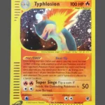 Typhlosion Regular Pokemon proxy card from Expedition #28