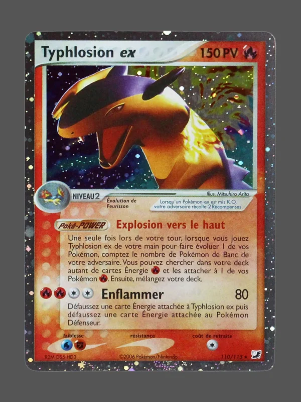 Typhlosion ex Galaxy Foil Pokemon proxy card from Foil Galaxy FR #110