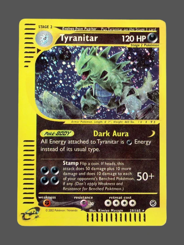 Tyranitar Regular Pokemon proxy card from Expedition #29