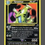 Tyranitar Regular Pokemon proxy card from Neo Discovery #31
