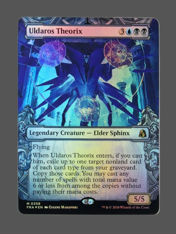 Uldaros Theorix Foil MTG proxy card from Reality Fracture #358