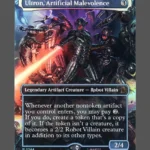 Ultron, Artificial Malevolence Foil MTG proxy card from Marvel Super Heroes #344
