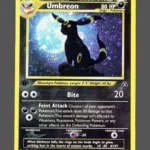 Umbreon Regular Pokemon proxy card from Neo Discovery #13