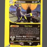 Umbreon Regular Pokemon proxy card from Aquapolis #41