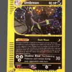 Umbreon Regular Pokemon proxy card from Aquapolis #H29