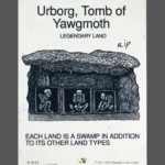 Urborg, Tomb of Yawgmoth Holo MTG proxy card from The Zeta Set #121