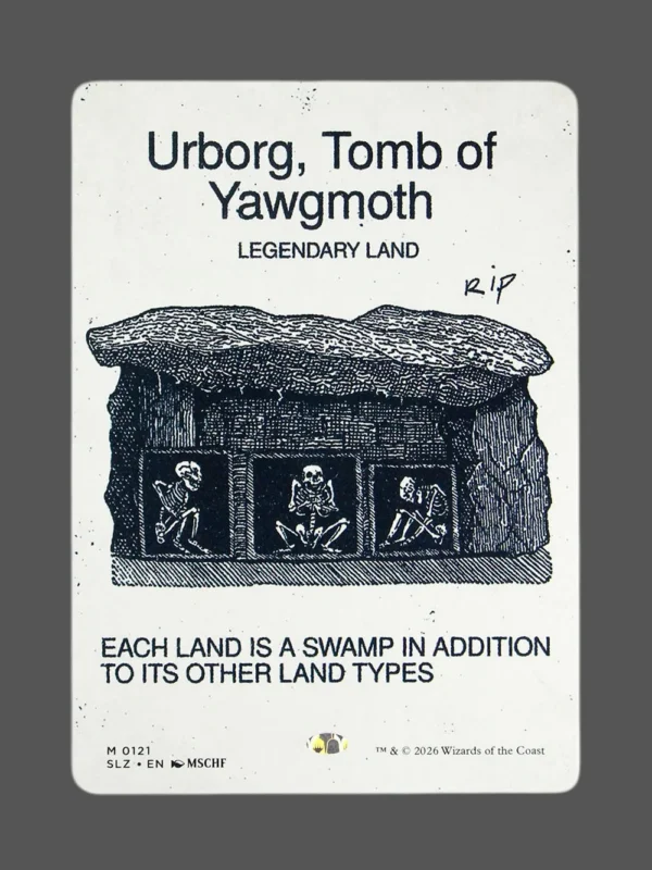 Urborg, Tomb of Yawgmoth Holo MTG proxy card from The Zeta Set #121