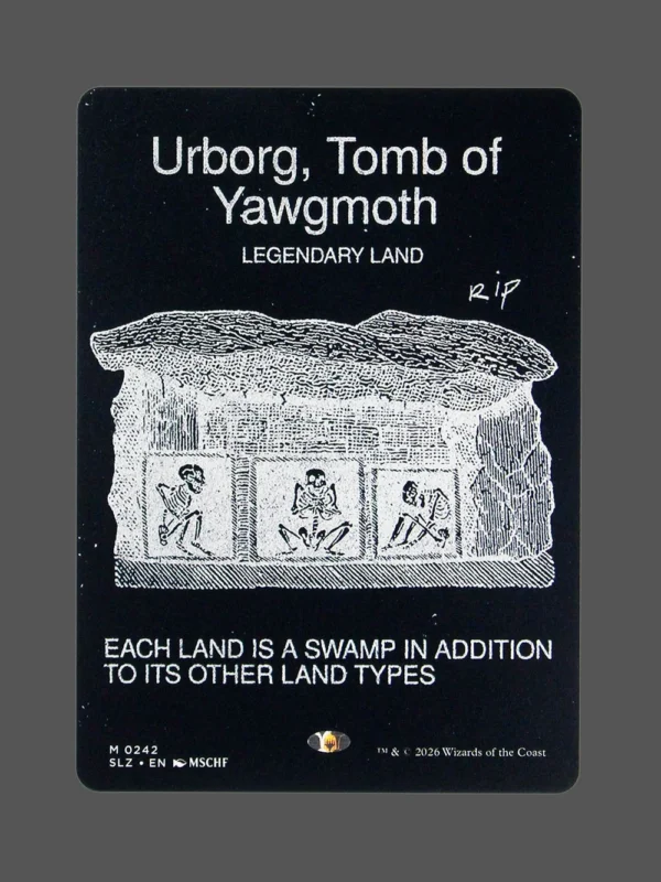 Urborg, Tomb of Yawgmoth Holo MTG proxy card from The Zeta Set #242